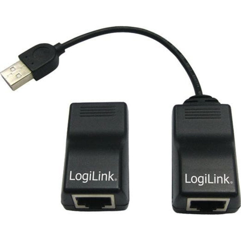 Logilink Adapter USB LogiLink UA0021D USB - RJ45 Czarny  (UA0021D)