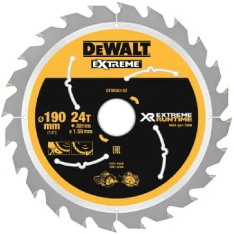 Dewalt Piła tarczowa 190x30mm - DT99562-QZ