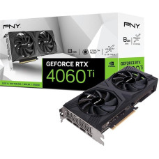 PNY Karta graficzna PNY GeForce RTX 4060 Ti Verto Dual Fan 8GB GDDR6 (VCG4060T8DFXPB1)