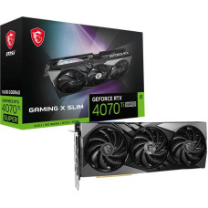 MSI Karta graficzna MSI GeForce RTX 4070 Ti SUPER Gaming X Slim 16GB GDDR6X