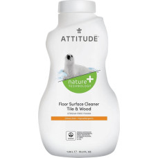 Attitude Attitude, Płyn do mycia podłóg (drewno i terakota) Skórka Cytrynowa (Citrus Zest), 1050 ml