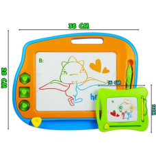 Leantoys Znikopis 2 W 1 mała + duża tablica 3 pieczątki - 1818910469904