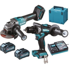 Makita Zestaw elektronarzędzi Makita ZESTAW COMBO 40V XGT DF001G+GA005G 2*4.0AH MAKPAC