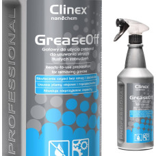 Clinex Odtłuszczacz środek do usuwania silnych tłustych zabrudzeń CLINEX GreaseOff 1L Odtłuszczacz środek do usuwania silnych tłustych zabrudzeń CLINEX GreaseOff 1L