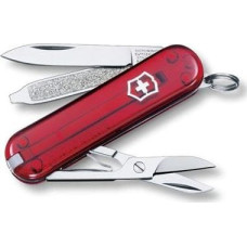 Victorinox Scyzoryk Victorinox Classic SD transparentny Czerwony uniwersalny