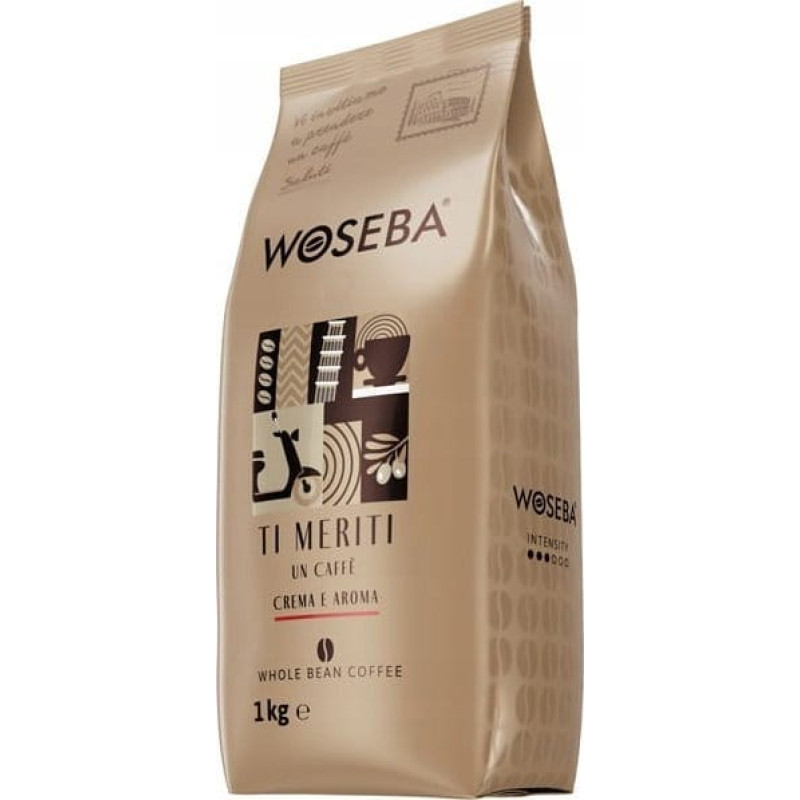 Woseba Kawa ziarnista Woseba Ti Meriti Crema e Aroma 1 kg