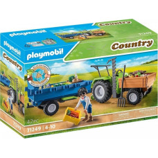 Playmobil Playmobil Traktor z przyczepą 71249