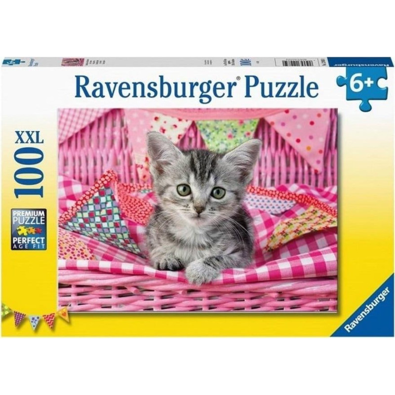 Ravensburger Puzzle XXL 100 Słodkie kotki