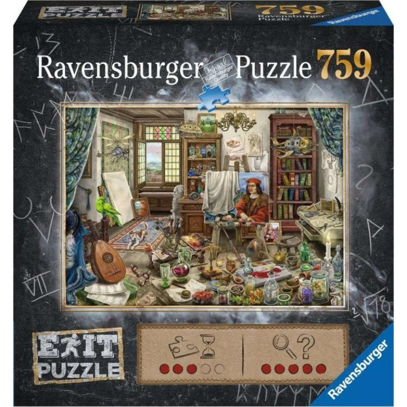 Ravensburger Puzzle 759 Exit Studio artysty