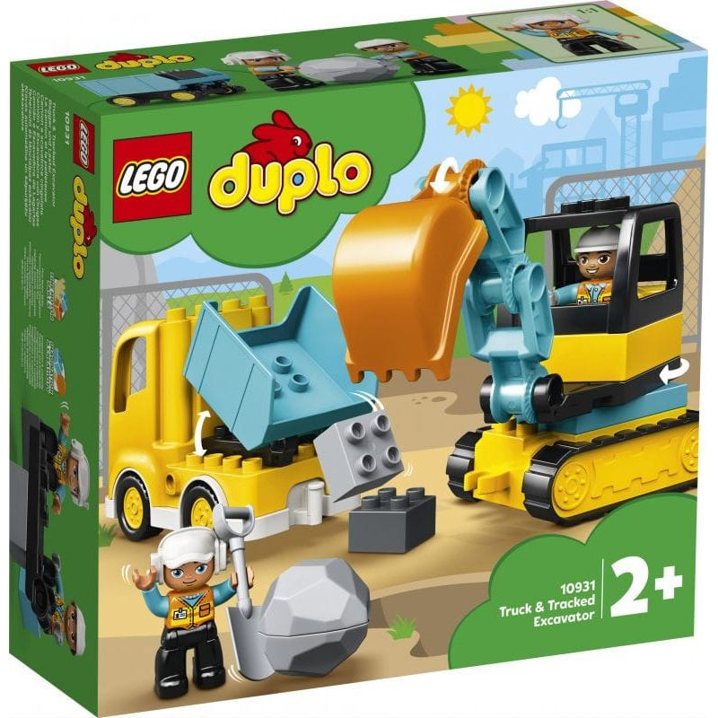 Lego Duplo Ciężarówka i koparka gąsienicowa (10931)