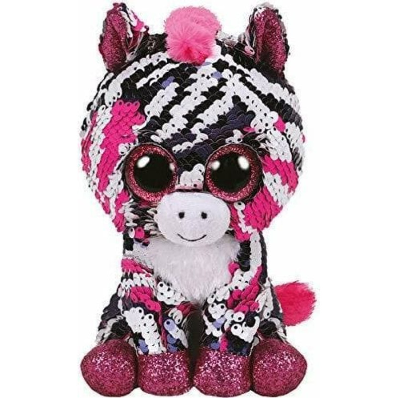 Meteor Maskotka Beanie Boos Flippables Cekinowa Zebra Zoe 15cm