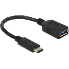 Delock Adapter USB Delock USB-C - USB Czarny  (65634)