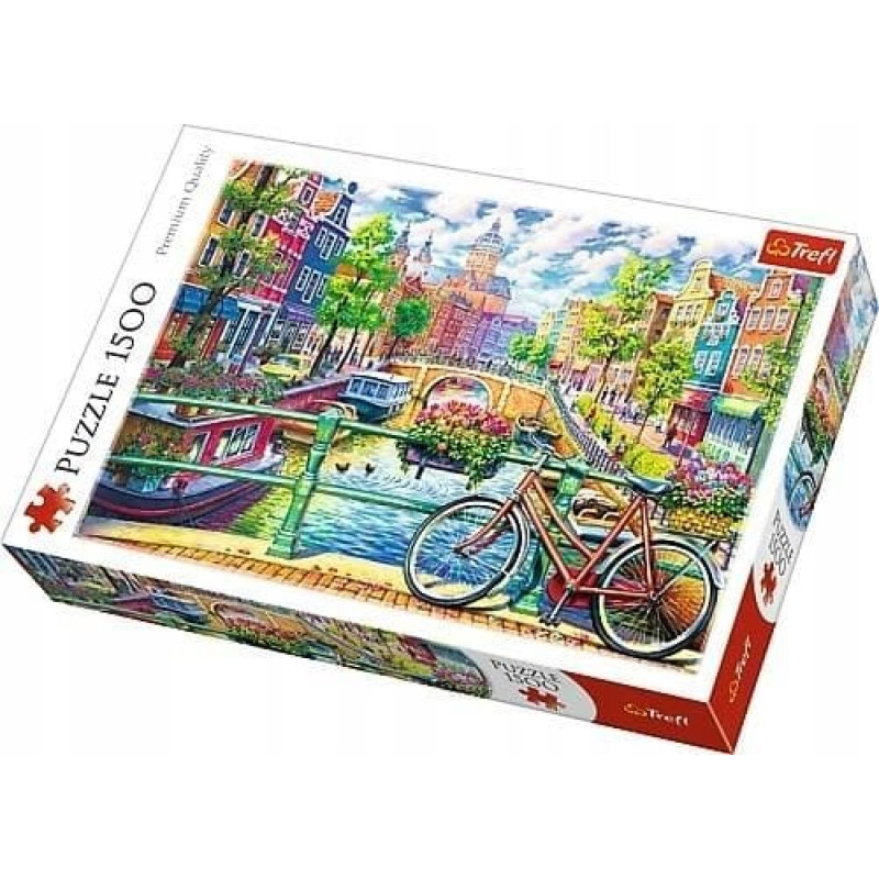 Trefl Puzzle 1500 Kanał Amsterdamski