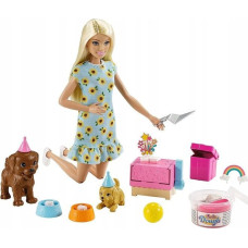 Barbie Lalka Barbie Barbie - Przyjęcie dla szczeniaczka (GXV75)