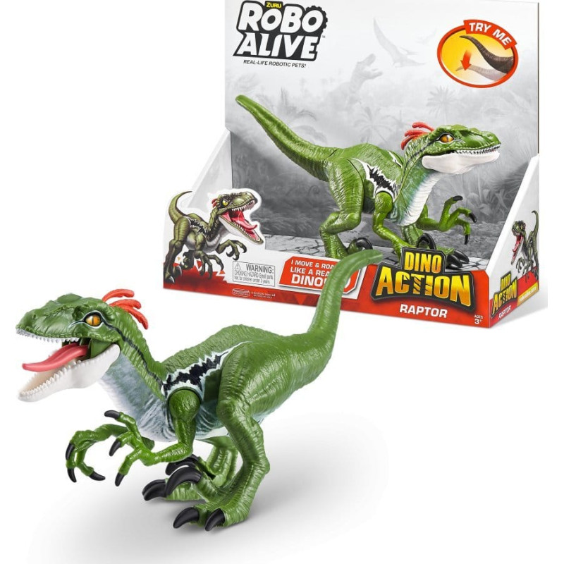 Zuru Figurka Zuru Figurka interaktywna Dino Action seria 1 Raptor