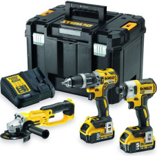 Dewalt Zestaw elektronarzędzi Dewalt 7-elementowy (DCK383P2T-QW)