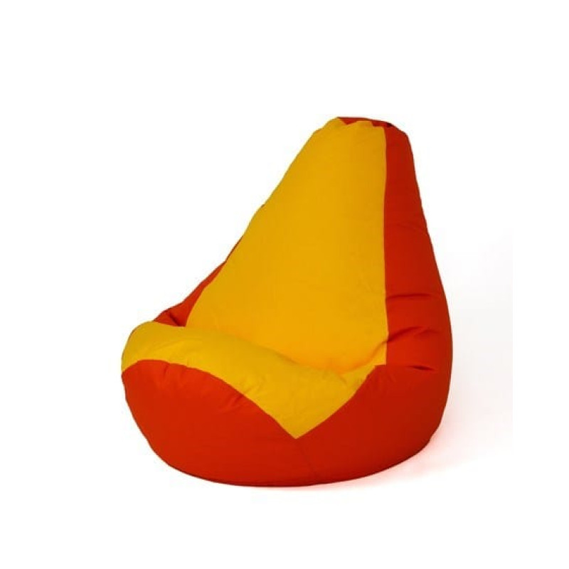 Go Gift Sako bag pouffe Pear red-yellow L 105 x 80 cm