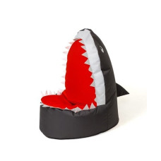 Go Gift Sako bag pouf Shark black XXL 100 x 60 cm