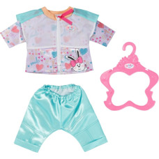 Zapf ZAPF Creation BABY born® leisure suit Aqua 43cm, doll accessories (jacket and trousers, including clothes hanger)