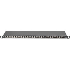 Lanberg Patch panel Lanberg PPS5-0024-B (0.5U; 5e; 24xRJ-45)