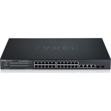 Zyxel Switch ZyXEL Przełšcznik XMG1930-30, 24-port 2.5GbE Smart Managed Layer 2 Switch with 4 10GbE and 2 SFP+ Uplink