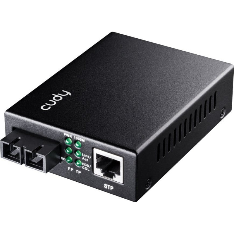 Cudy Konwerter światłowodowy Cudy Konwerter wiatłowodowy MC100GMA-05 Gigabit Media Converter 850nm VSCEL MM 550M SC