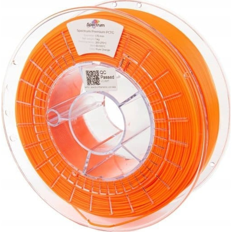 Spectrum Spectrum 3D filament, Premium PCTG, 1,75mm, 1000g, 80662, pure orange