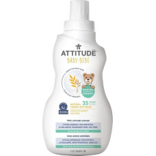 Attitude Płyn do płukania Attitude Attitude, Sensitive Skin Baby, Delikatny płyn zmiękczający do płukania tkanin dziecięcych, 1L