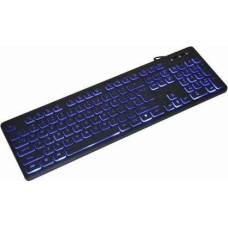 Gembird Klawiatura Gembird KEYBOARD MULTIMEDIA USB ENG/BLACK KB-UML3-02 GEMBIRD