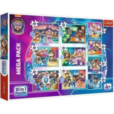 Trefl PUZZLE 10W1 TREFL PAW PATROL WESOLY DZIEN PUD