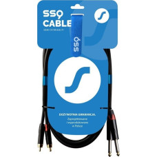 SSQ Kabel SSQ SSQ RCAJM5 - Kabel 5 metrowy 2xRCA- 2x JACK MONO 6,3mm