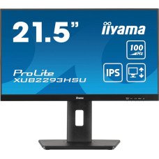 Iiyama ProLite XUB2293HSU-B6 (55 cm (21 Zoll), schwarz (matt), FullHD, IPS, AMD Free-Sync, 100Hz Panel)