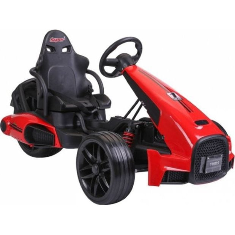 Leantoys Gokart na Akumulator CH9939 Czerwony