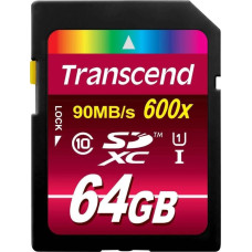 Transcend Karta Transcend 600x SDXC 64 GB Class 10 UHS-I/U1  (TS64GSDXC10U1)