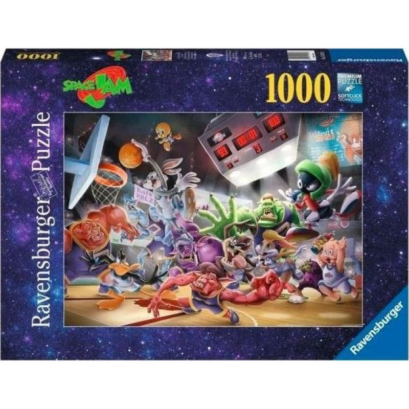 Ravensburger Puzzle 2D 1000 elementów Space Jam