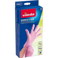 Vileda VILEDA Simple Rękawiczki jednorazowe 100 szt M/L