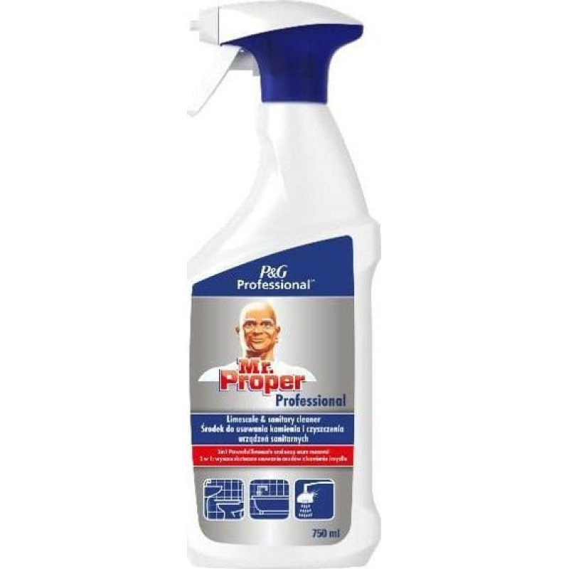 Procter&Gamble Mr.Proper Środek Do Usuwania Kamienia I Czyszczenia Urządzeń Sanitarnych 750ml...