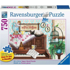 Ravensburger Puzzle 750el Kot na pianinie 168002 RAVENSBURGER