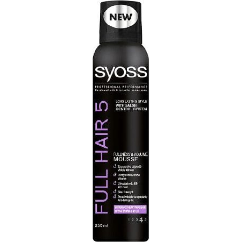 Syoss Full Hair 5D Pianka do włosów 250 ml