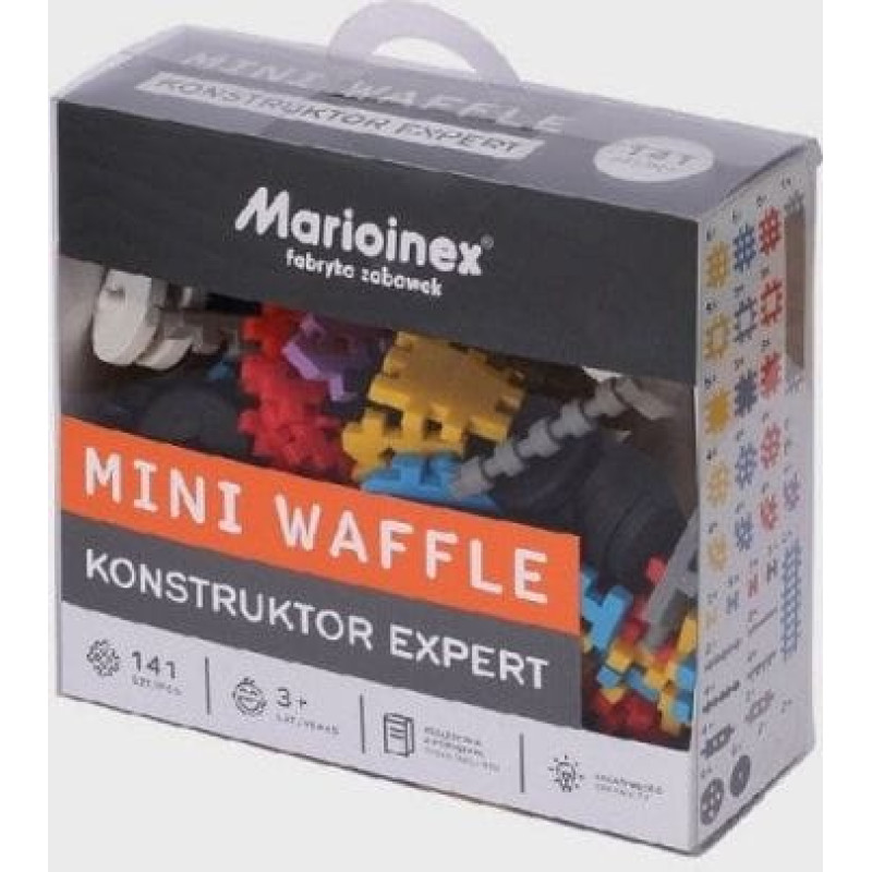 Marioinex Klocki Mini Waffle Konstruktor 141 elementów