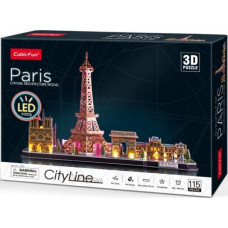 Noname PUZZLE 3D CITY LINE LED PARYŻ - L525H