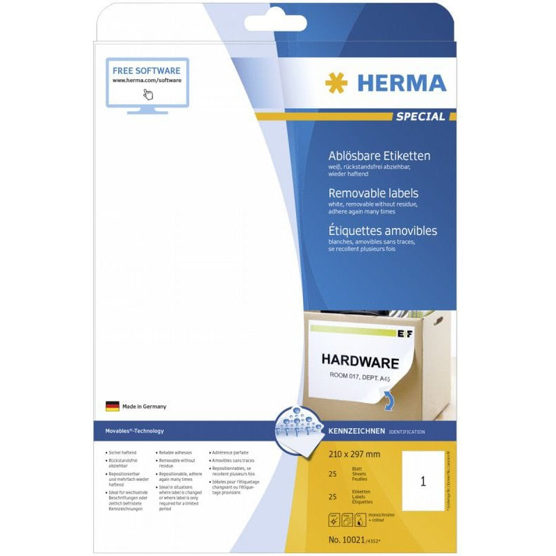 Herma Movables® 210X297 DIN A4 25szt. (10021)