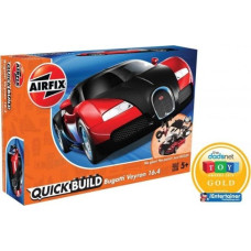 Airfix Model plastikowy Quickbuild Bugatti Veyron czarny/czerwony