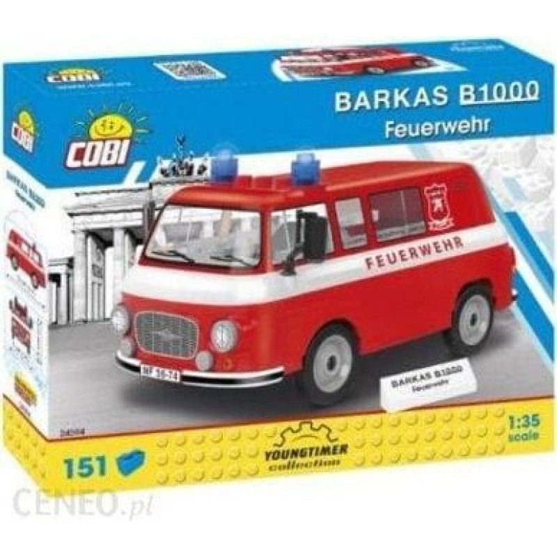 Cobi 24594 Youngtimer BARKAS B1000 Feuerwehr 151 klocków (24594)