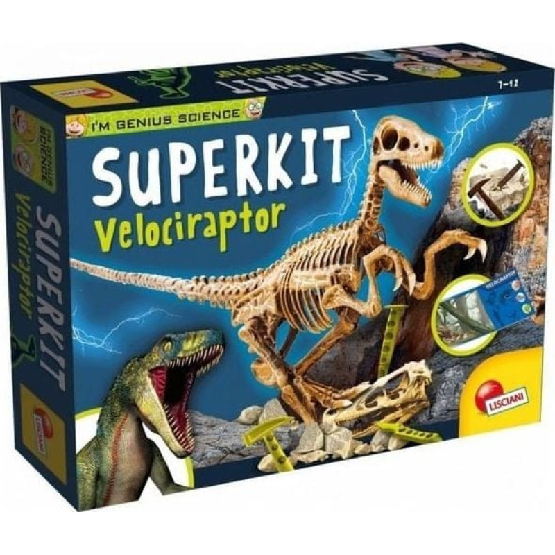 Lisciani Im a Genius Velociraptor Super kit 80632 LISCIANI