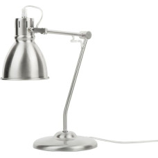 Beliani Lampa stołowa Beliani Lampa biurkowa regulowana metalowa srebrna MONSAN