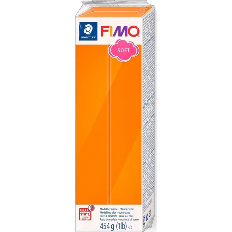 Fimo FIMO Mod.masse Fimo soft 454g mandarine