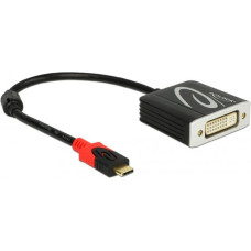 Delock Adapter USB Delock USB-C - DVI Czarny  (61213)