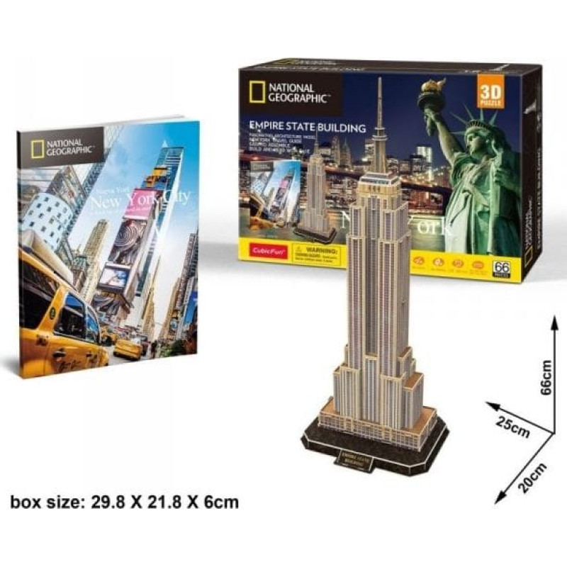 Cubicfun PUZZLE 3D NATIONAL GEO-EMPIRE STATE BUILDING