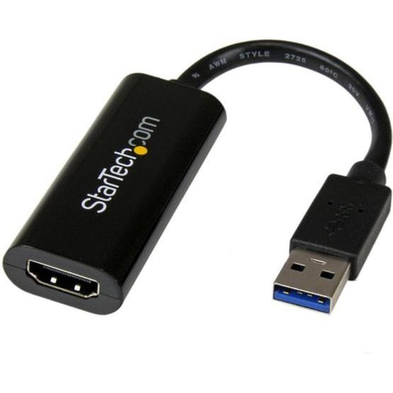 Startech Adapter USB StarTech USB - HDMI Czarny  (USB32HDES)